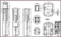 Ascensore Portata 2000 Kg - 2 pistoni diretti laterali telescopici e arcata rovescia - Sollevamento della testata ( a scomparsa ) con 4 pistoni diretti